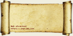 Žaklina Živanović vizit kartica